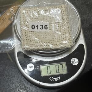 Vintage Handmade Filet Crochet Cross Shape Doily Linen Center Heart Motif